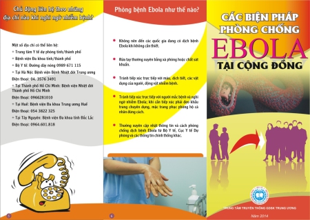 Các biện pháp phòng chống Ebola tại cộng đồng